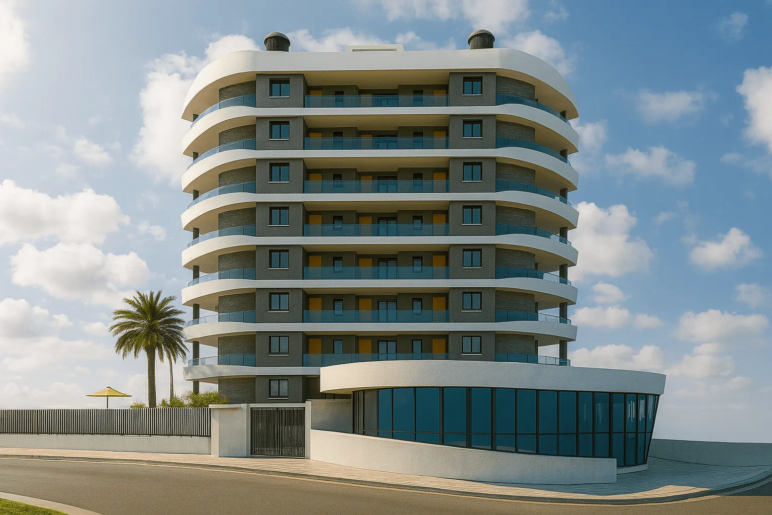 Edificio DYSYS Puesta de Sol